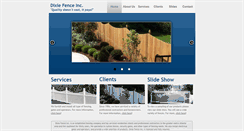 Desktop Screenshot of dixiefenceinc.com